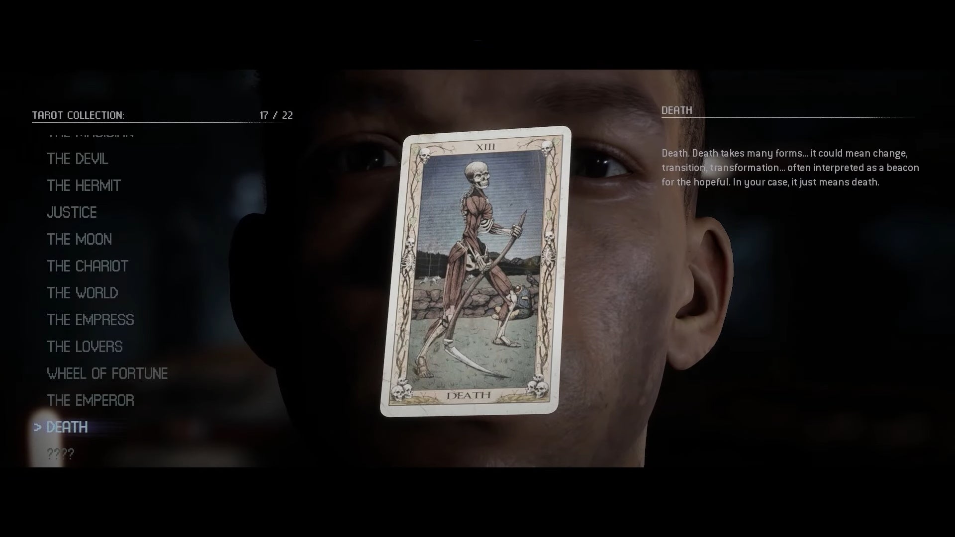 The Quarry Tarot Cards locations